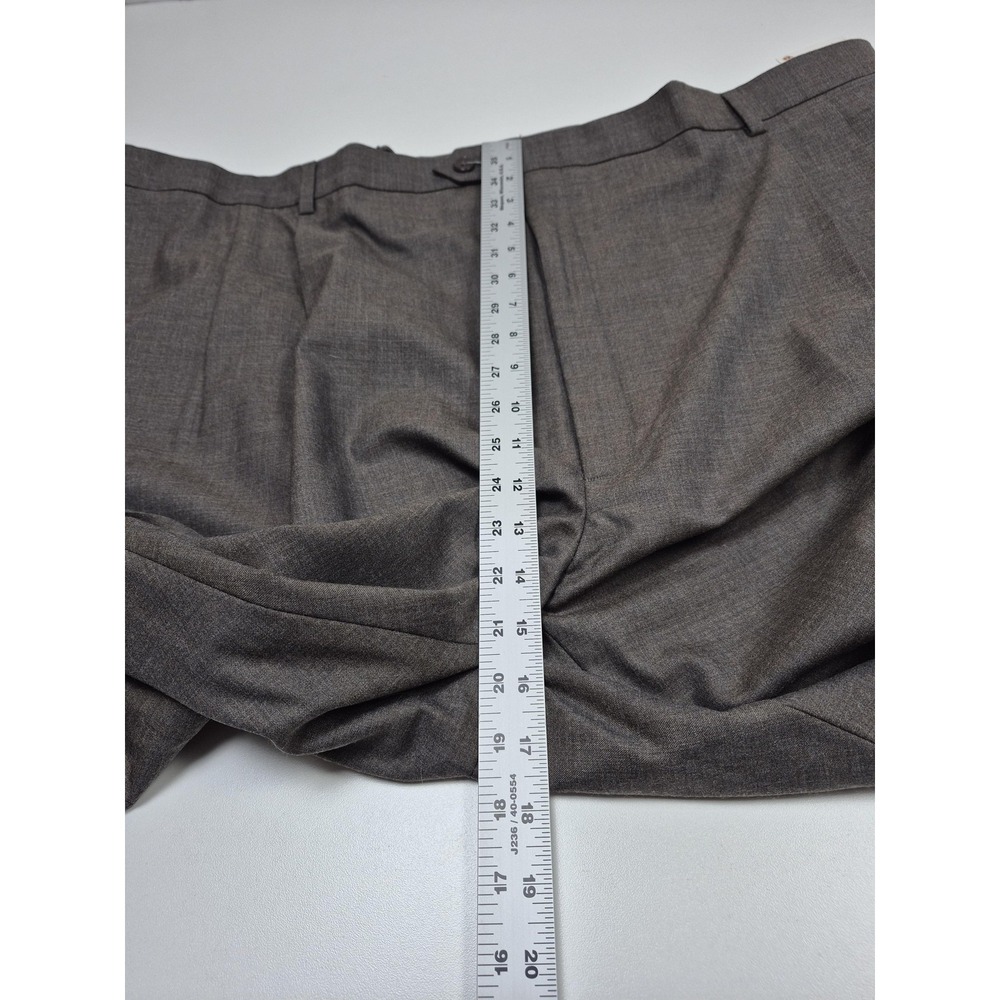 Palm Beach Dress Pants Mens 56x36 Gray Wool Pleated Unhemmed Big & Tall NWT - Picture 9 of 12